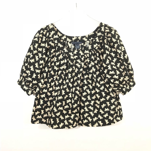 French Connection Tops - French Connection‎ Butterfly Print Top